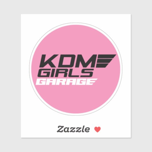 STICKER KDM PINK (Feuille)