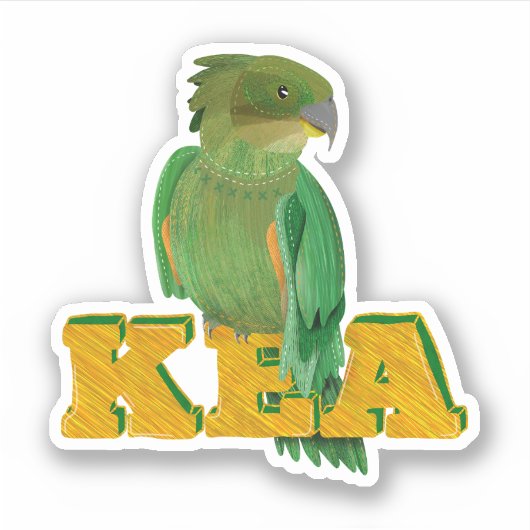 Sticker Kea (Devant)