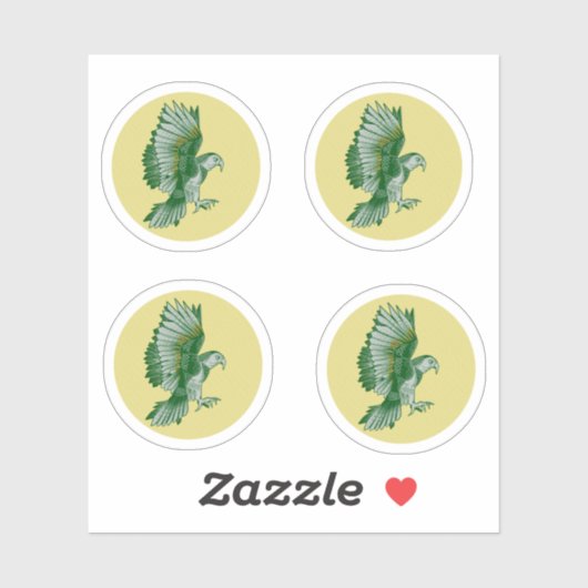Sticker Kea NZ BIRD (Feuille)