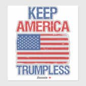 Sticker Keep America Trumpless III (Feuille)