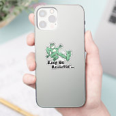 Sticker Keep on resisting with the Portland frog (Téléphone)