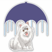 Sticker Keeshond (Devant)