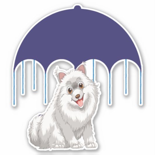 Sticker Keeshond (Devant)