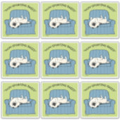 Sticker Keeshond race non sportive | Funny Keesie Chien (Devant)