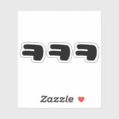 Sticker KEKEKEKE ㅋ ㅋ ㅋ coréen Slang (Feuille)