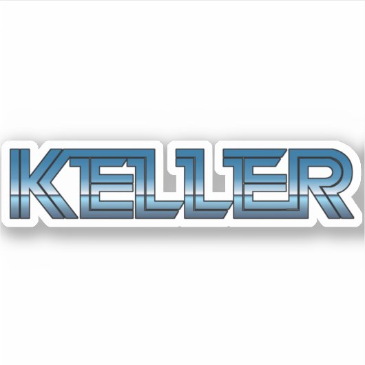 Sticker Keller Texas Retro (Devant)