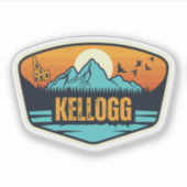 Sticker Kellogg, Idaho (Devant)