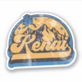Sticker Kenai, Alaska (Devant)
