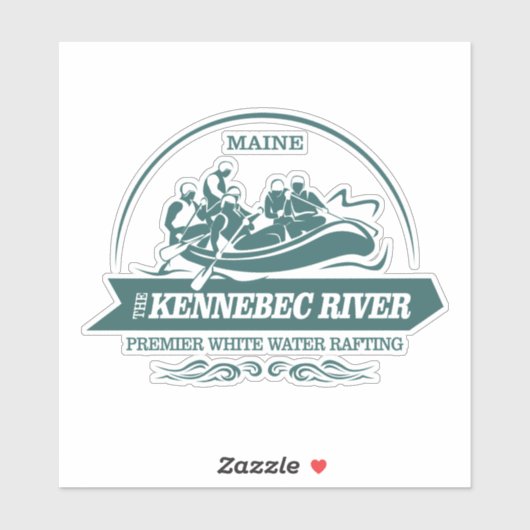 Sticker Kennebec River (R) (Feuille)