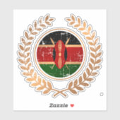 Sticker Kenya (Feuille)