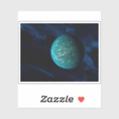 Sticker Kepler 22b, Une planète extra-solaire. (Feuille)