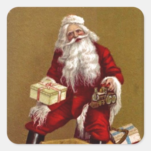 Sticker  kerstkerstkerstcadeau (Voorkant)