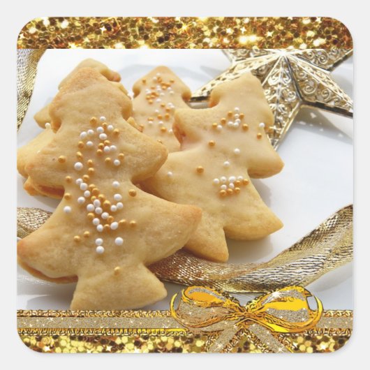 Sticker kerstkoekjes (Voorkant)