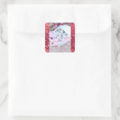 Sticker kerstsnoepsuikerriet (Tas)