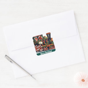 Sticker kerstvakantie feestdag