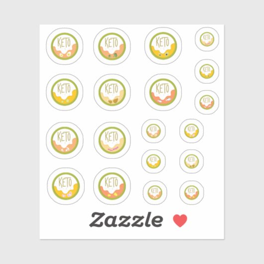 Sticker keto (Feuille)