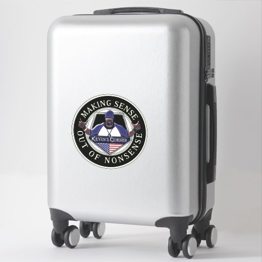 Sticker Kevin's Corner fait sens de l'absurdité (Sur valise)