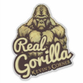 Sticker Kevin's Corner REAL GORILLA GANG (Devant)