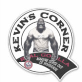 Sticker Kevin's Corner REAL GORILLAS (Devant)