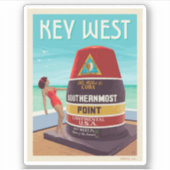 Sticker Key West | Floride (Devant)