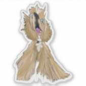 Sticker Keys & Banana, Miniature cocker spaniel 5 (Devant)