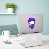 Sticker KhabullyMouse鼠小僧 (Ordinateur portable sur le bureau)