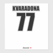 Sticker Khvicha Kvaratskhelia (Feuille)
