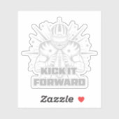 Sticker Kick It Forward  (Feuille)