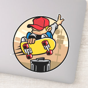 Sticker Kids Skateboarder 