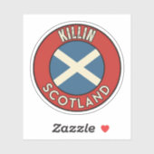 Sticker Killin, Écosse (Feuille)