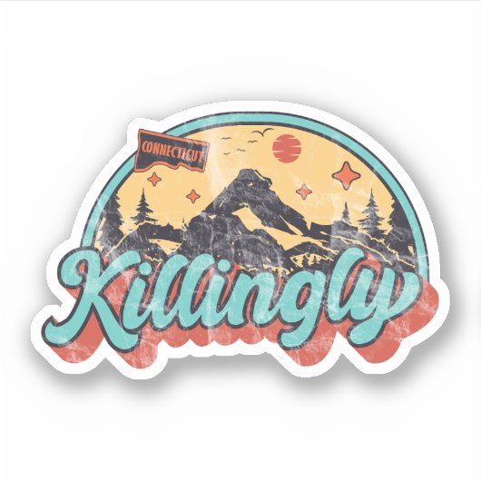 Sticker Killingly, Connecticut (Devant)