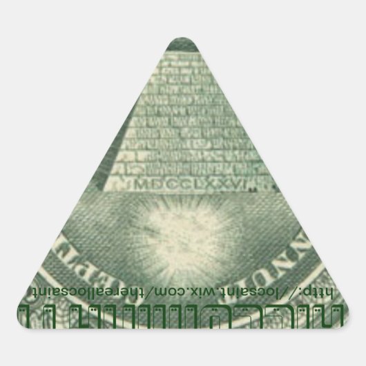 Sticker Killuminati Upside Down Triangle (Devant)