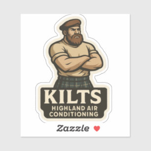 Sticker Kilts - Climatisation Highland