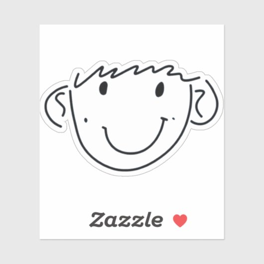 Sticker Kim Seon Ho Smiley (Feuille)