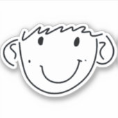 Sticker Kim Seon Ho Smiley (Devant)