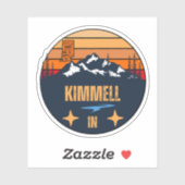 Sticker Kimmell, Indiana (Feuille)