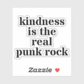 Sticker Kindness Is The Real Punk Rock (Feuille)