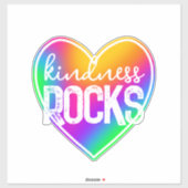 Sticker Kindness Rocks Rainbow (Feuille)