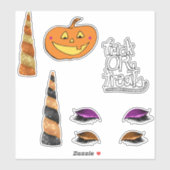Sticker Kine de Halloween (Feuille)