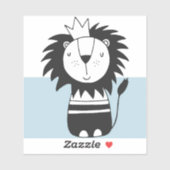 Sticker King Lion Nordic Colorblock (Feuille)