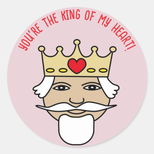 Sticker king of my heart (Voorkant)