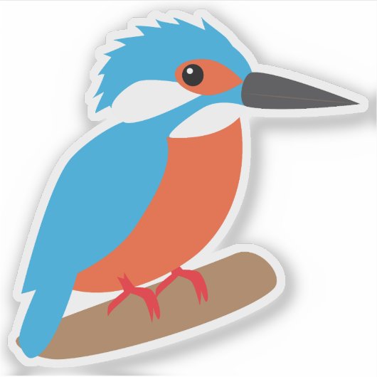 Sticker Kingfisher (Devant)