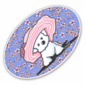Sticker KiniArt Bichon Belle Vinyl (Devant)