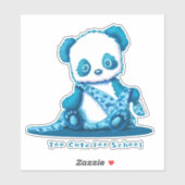 Sticker KiniArt Panda Cub (Feuille)