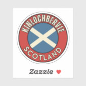 Sticker Kinlochbervie, Écosse (Feuille)