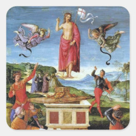 Sticker: Kinnaird opstanding Vierkante Sticker