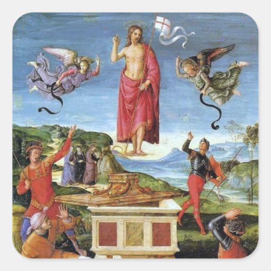 Sticker: Kinnaird opstanding Vierkante Sticker (Voorkant)