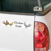 Sticker Kip Kerel bumpersticker (Op Truck)