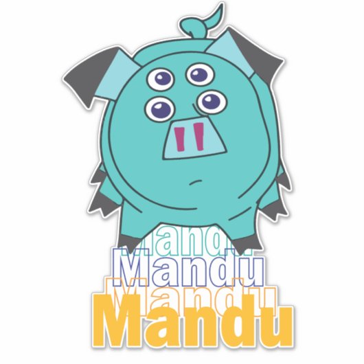 Sticker Kipo du Mandu (Devant)