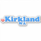 Sticker Kirkland Washington (Devant)